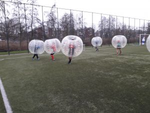 Voetbalvereniging bubbel voetbal